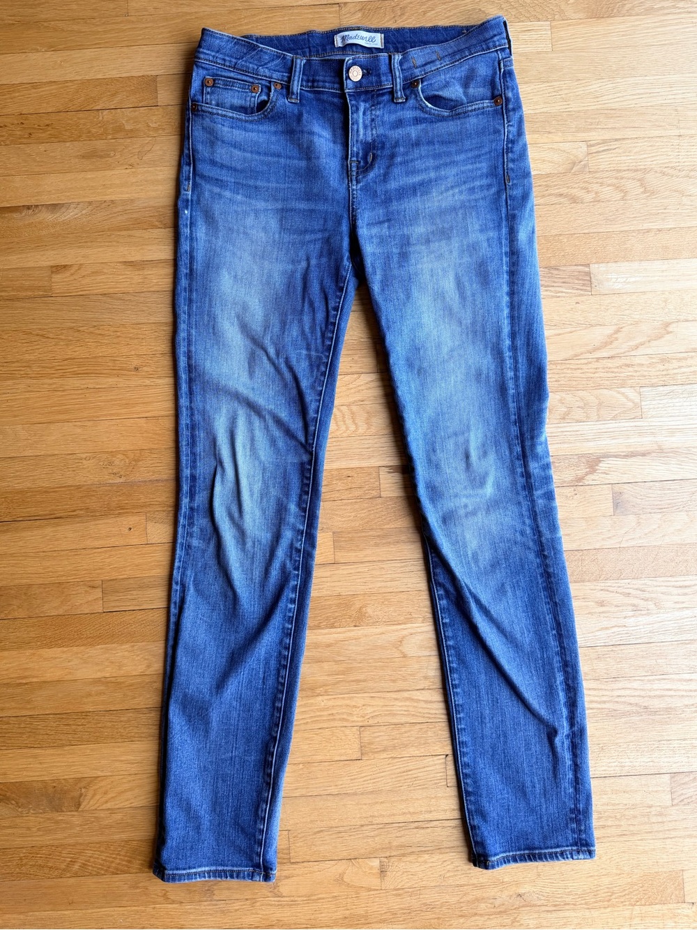 Madewell Alley Straight Jeans size 28 Mid Rise Casual Preppy Basic